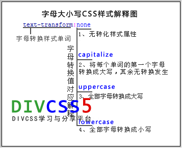 css text-transform结构分析图