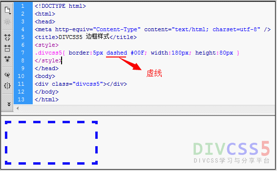 DIV CSS边框有哪些效果?CSS边框效果有