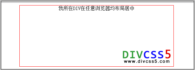 div css布局居中实例截图