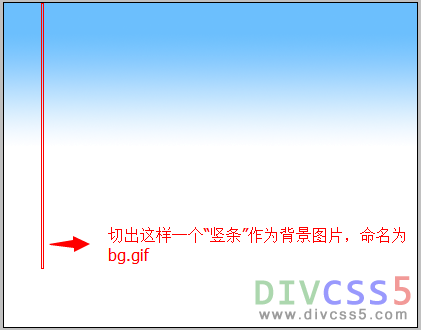 切出这样一个竖条图片素材作为背景素材