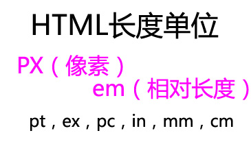 html单位