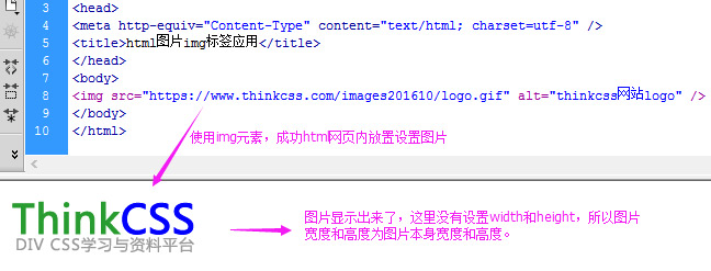 成功用img在网页设置图片