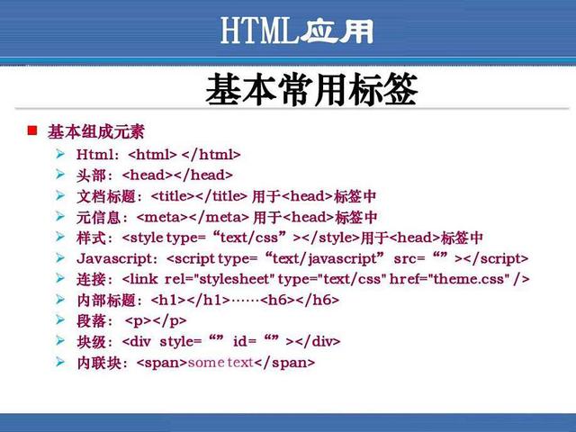 前端教程之HTML(一)