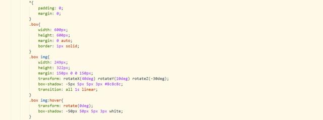 web前端入门到实战:CSS3实现3D动画
