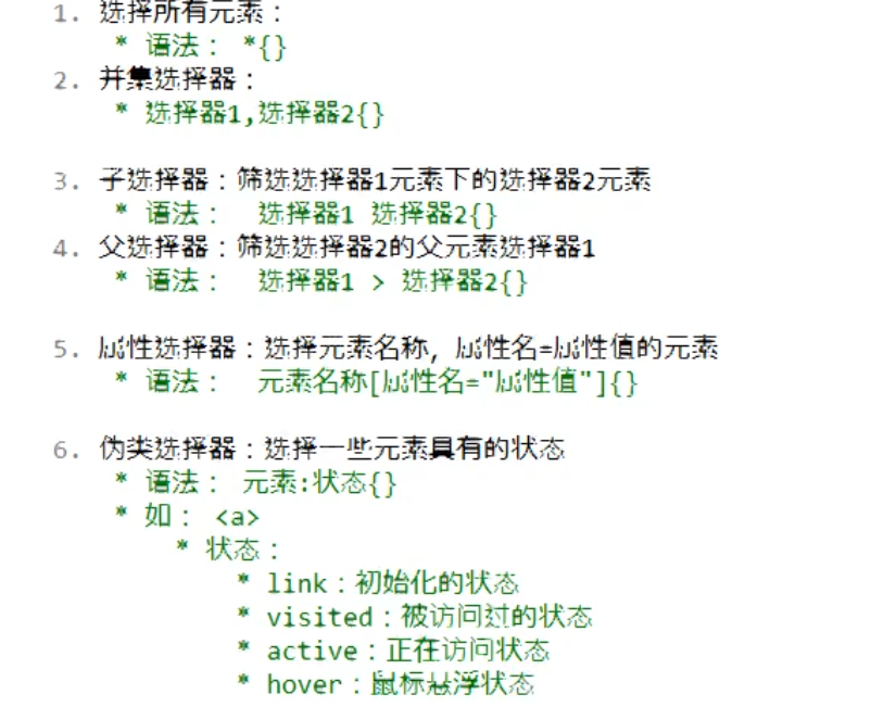 css的理解以及选择器的使用