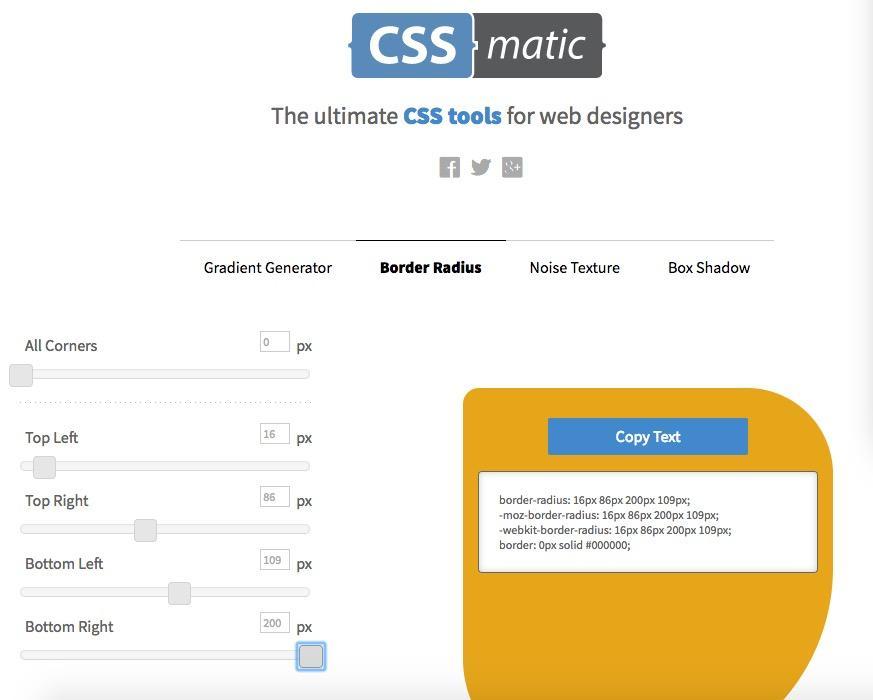 知道这些 CSS 代码在线生成工具，让你少写1,000行代码~
