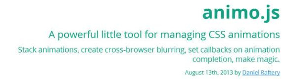 精选！CSS 动画之工具、框架